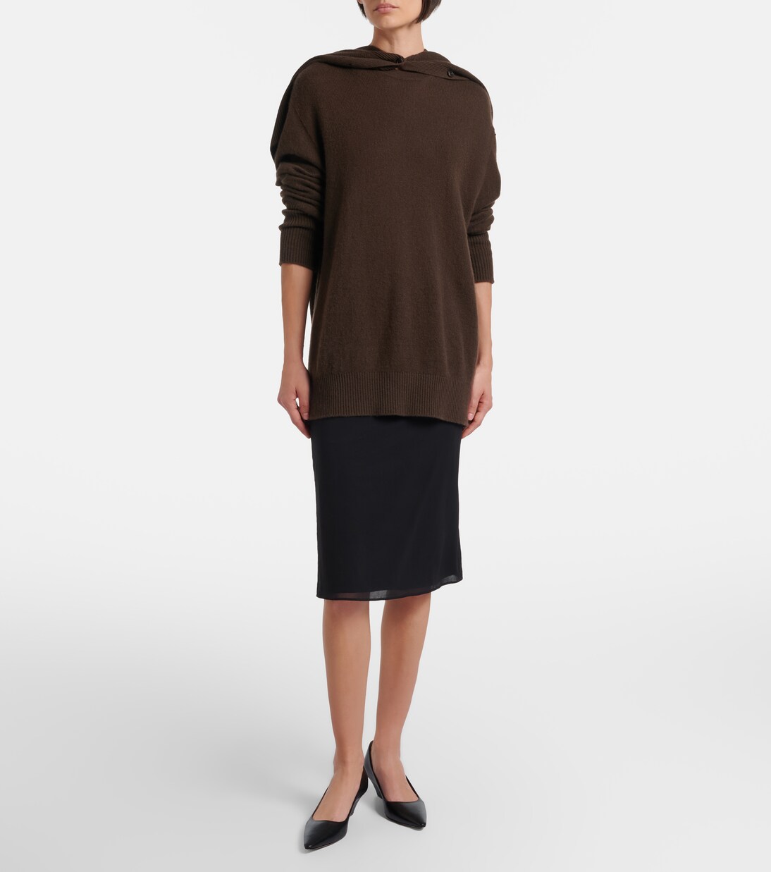 Ivera silk-blend chiffon slip skirt | The Row