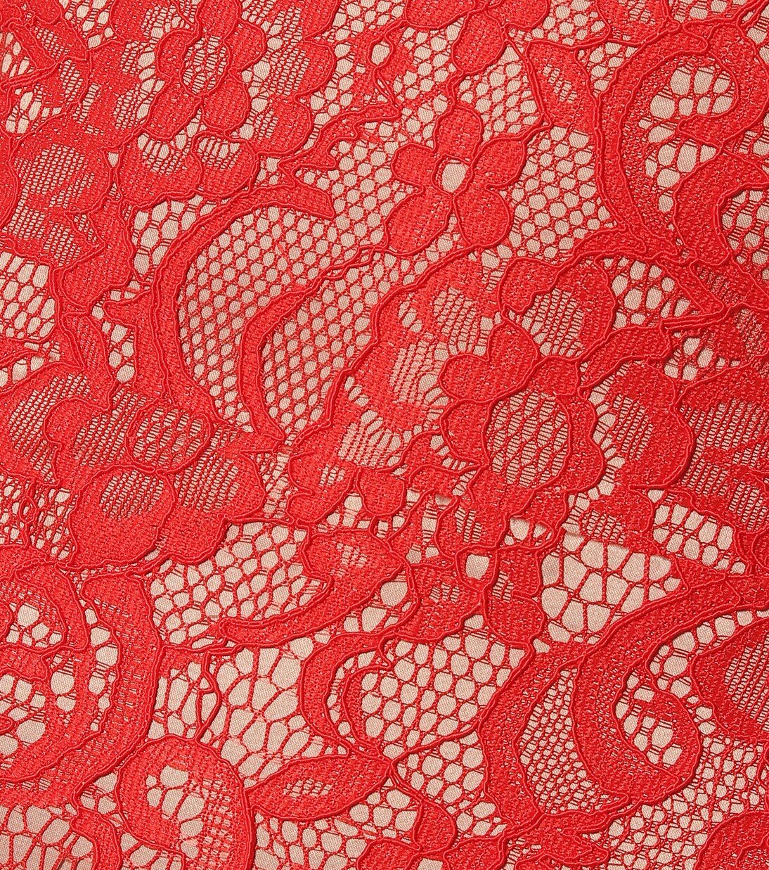 Robe en crêpe et dentelle | Rasario