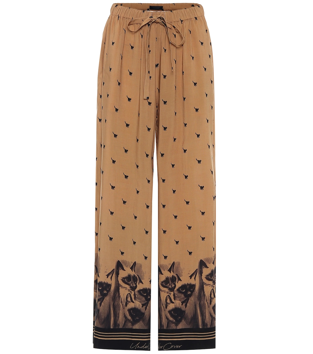 Printed drawstring pants | Undercover