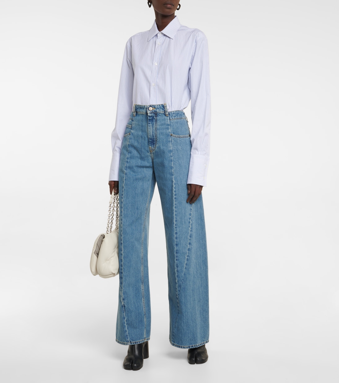 High-Rise Wide-Leg Jeans | Maison Margiela