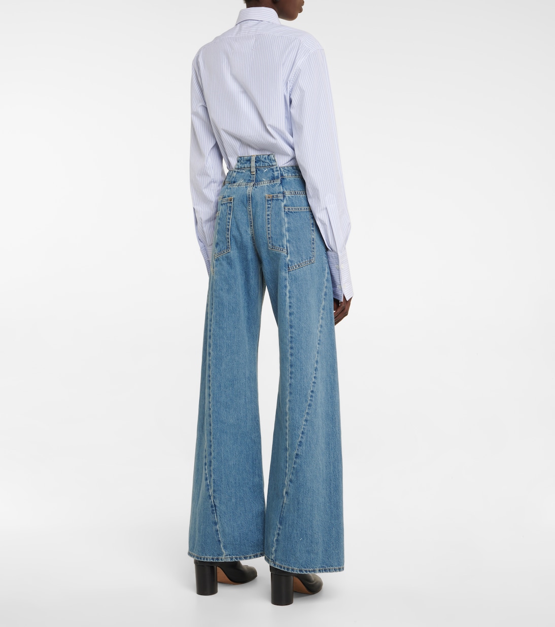 High-Rise Wide-Leg Jeans | Maison Margiela