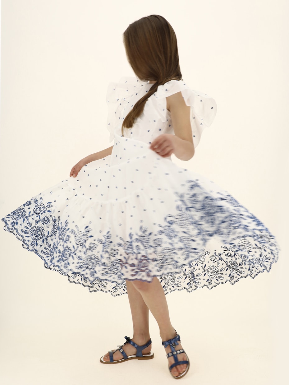 Robe imprimée en coton | Monnalisa