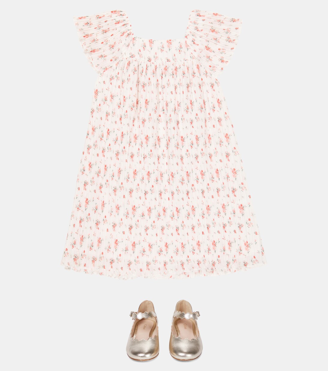 Robe en coton mélangé à fleurs | Tartine et Chocolat