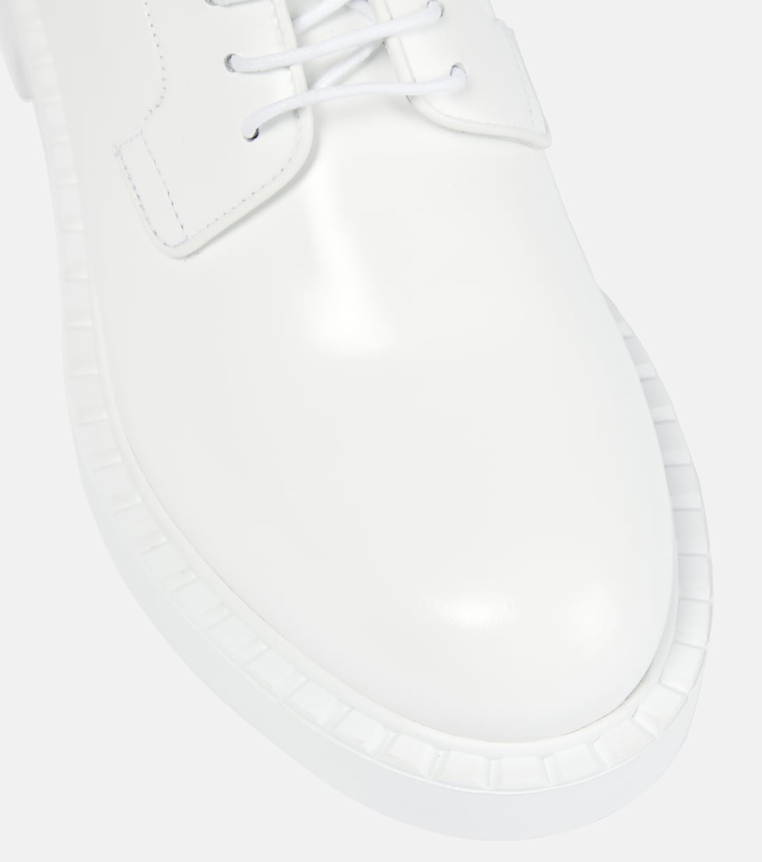 Leather Derby shoes | Prada