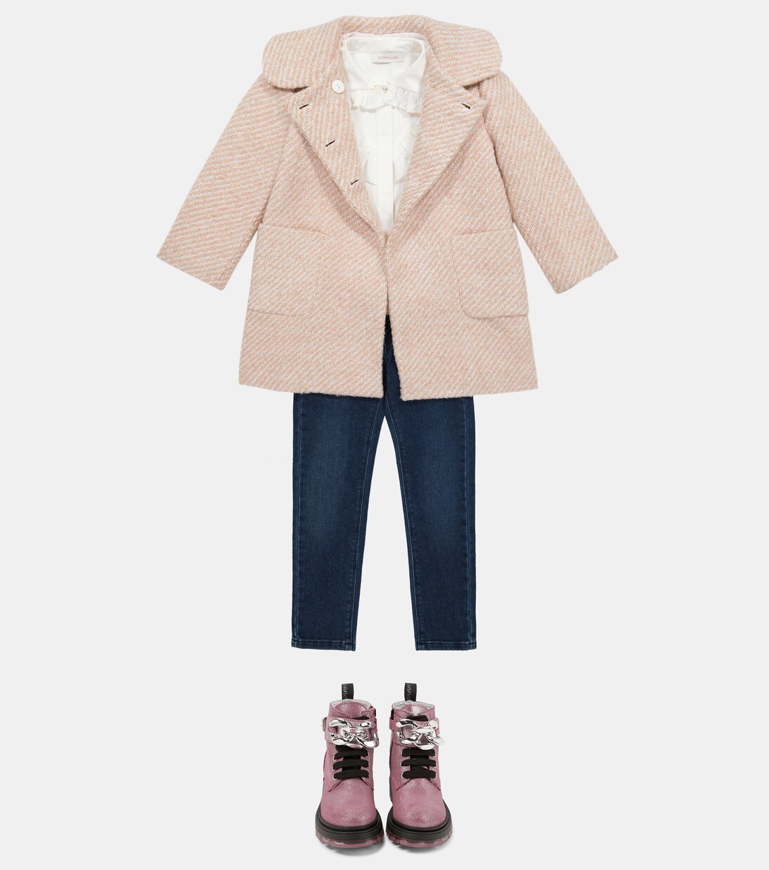 Cotton poplin shirt | Monnalisa