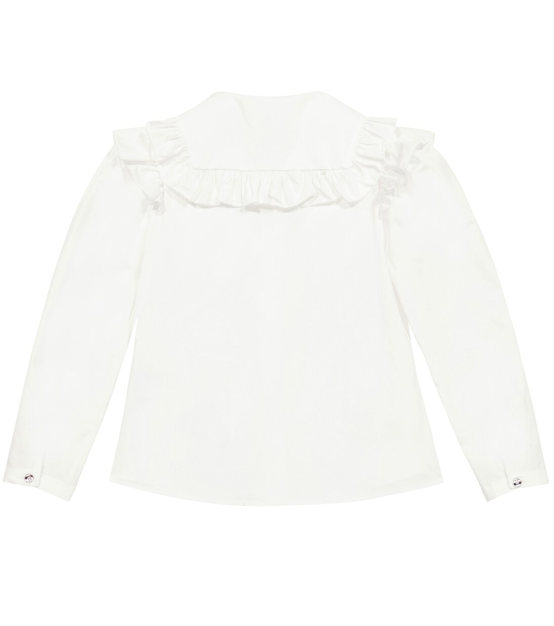 Cotton poplin shirt | Monnalisa