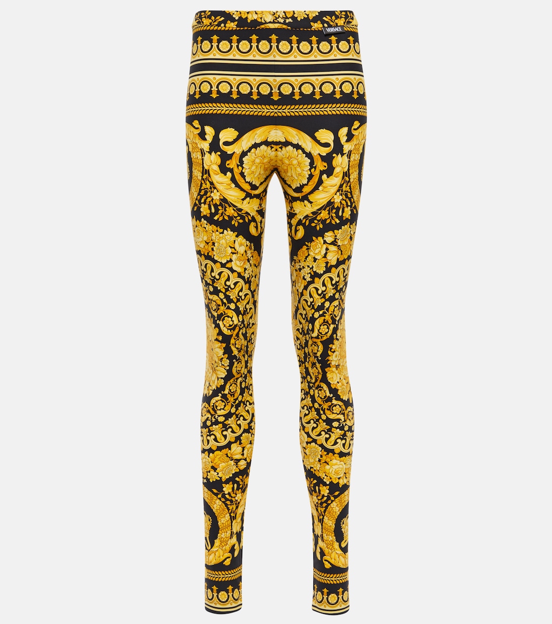 Mid-Rise Leggings Barocco | Versace