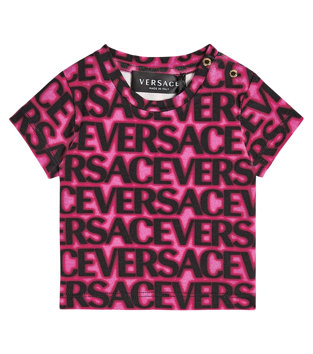 Bebé - camiseta en mezcla de algodón | Versace Kids