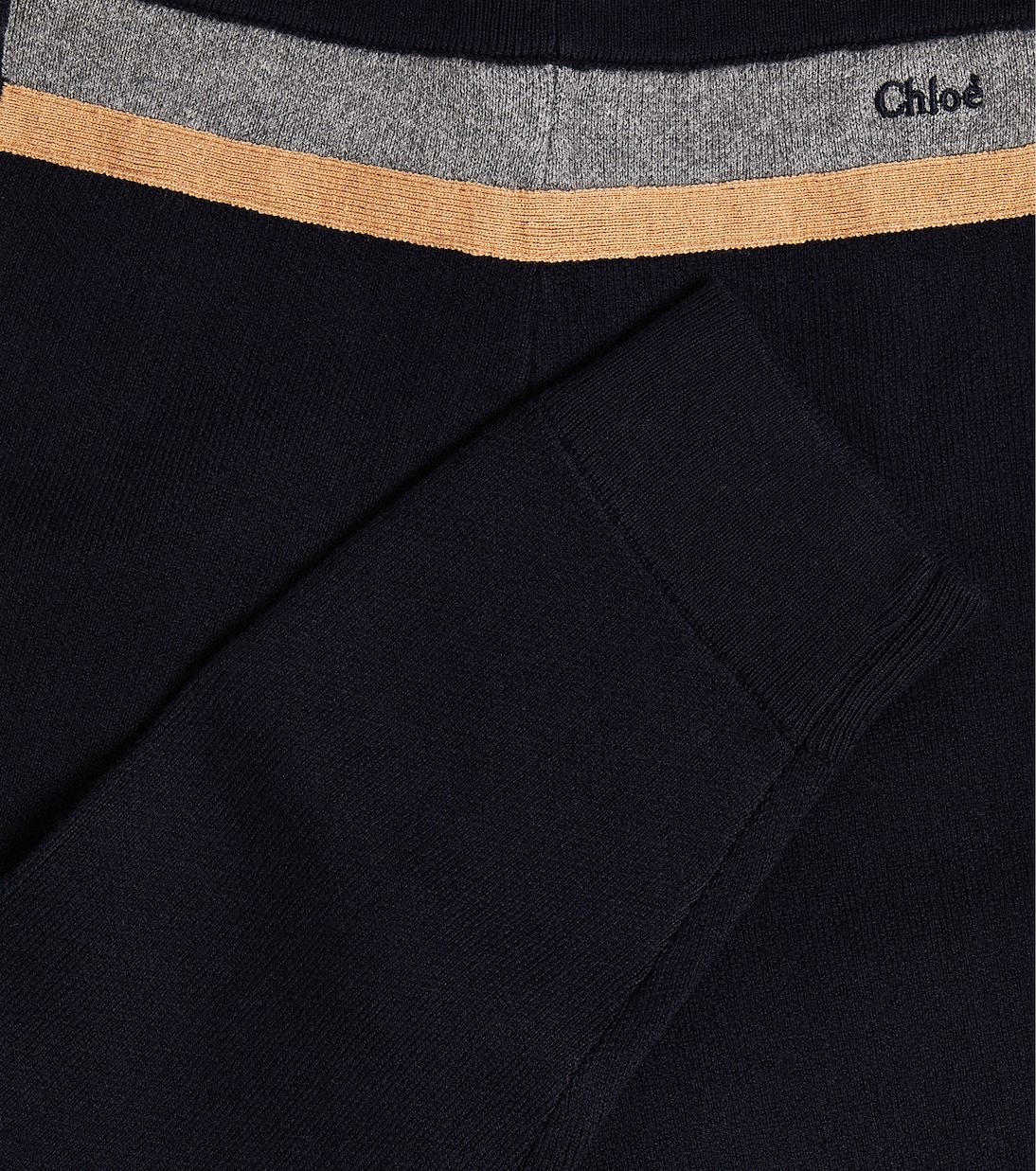 Cotton and wool sweatpants | Chloé Kids