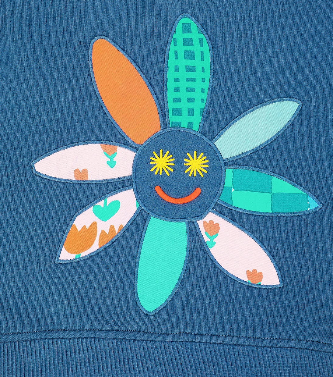 Embroidered cotton jersey sweatshirt | Stella McCartney Kids