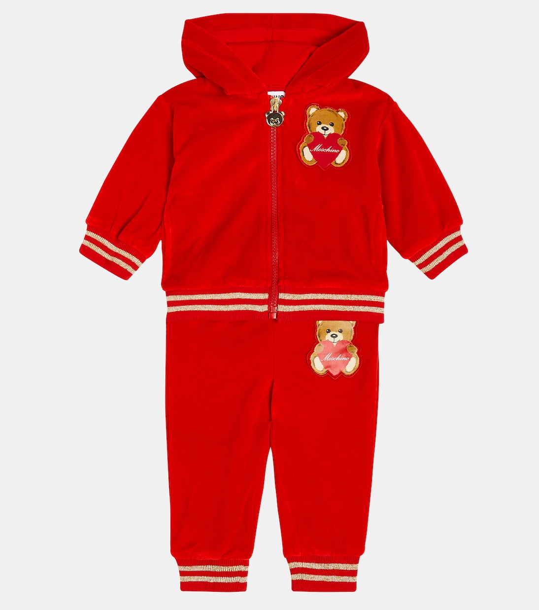 Baby Teddy Bear printed tracksuit | Moschino Kids