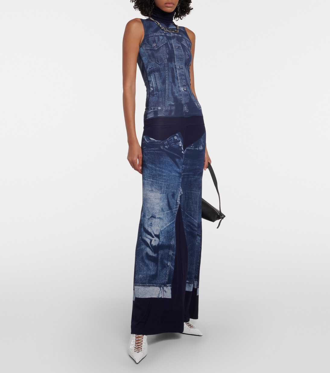 x Jean Paul Gaultier – Escarpins Corset en cuir | Jimmy Choo