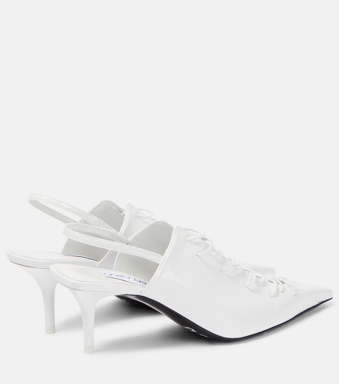 x Jean Paul Gaultier – Escarpins Corset en cuir | Jimmy Choo