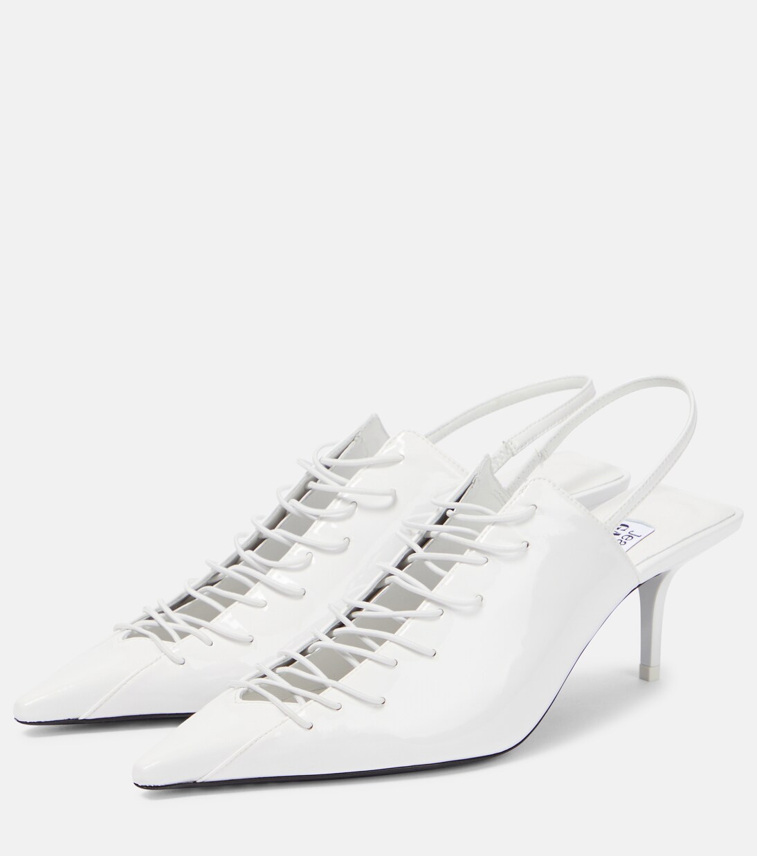 x Jean Paul Gaultier – Escarpins Corset en cuir | Jimmy Choo