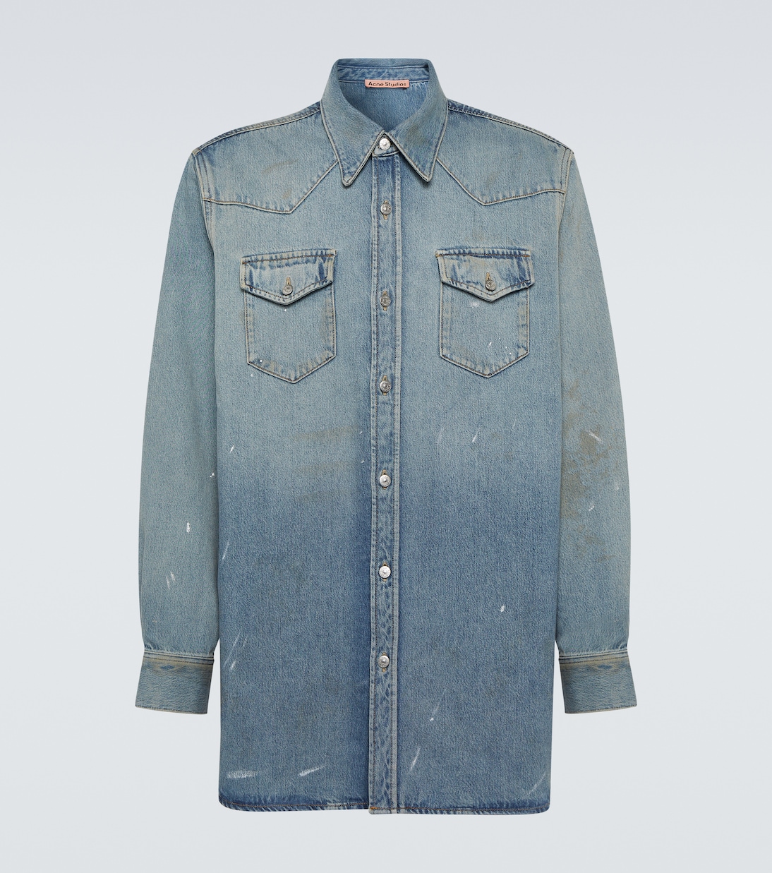 Distressed denim shirt | Acne Studios