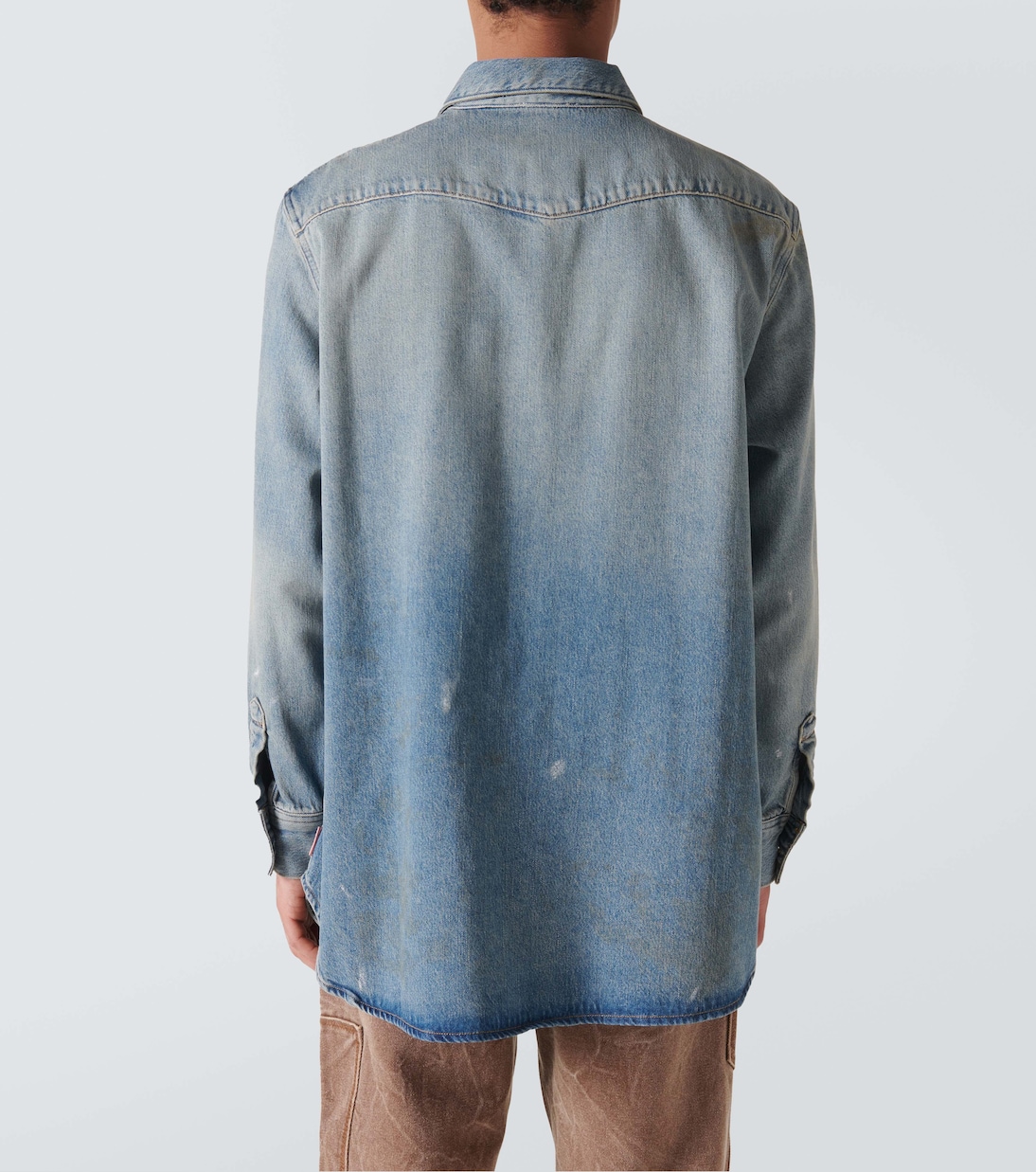 Distressed denim shirt | Acne Studios