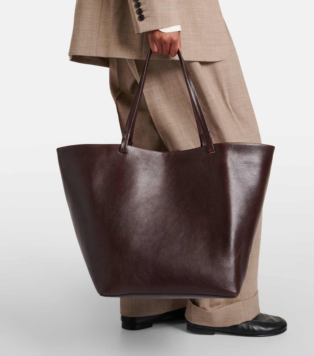 Park XL leather tote bag | The Row