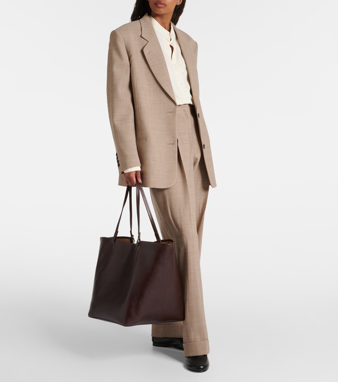 Park XL leather tote bag | The Row