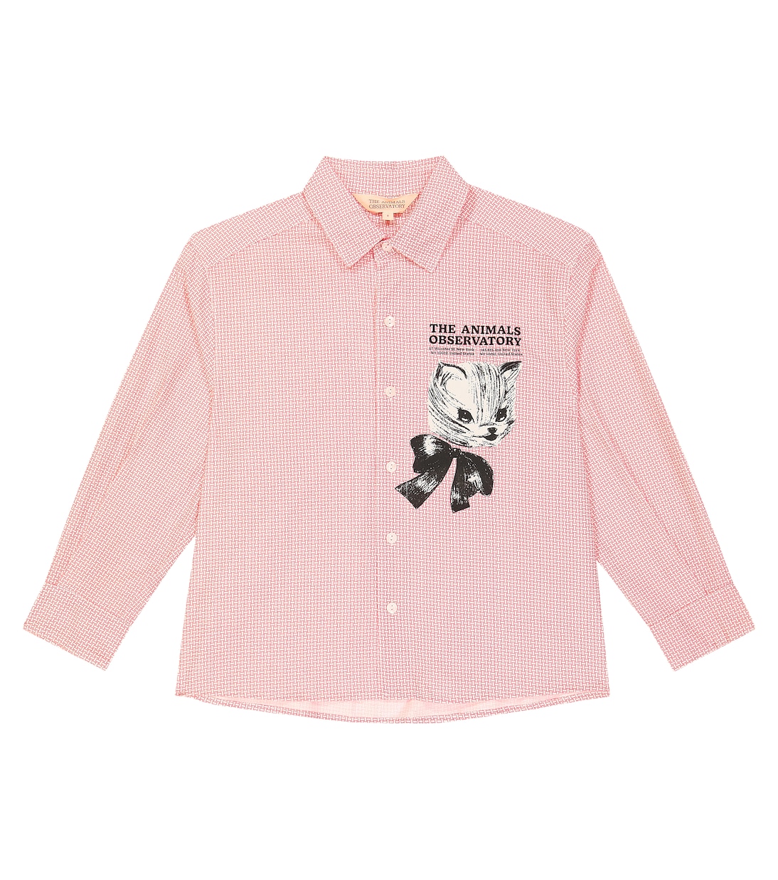 Wolf printed cotton shirt | The Animals Observatory