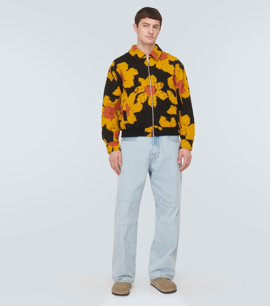 Senna wool and cashmere bomber jacket | The Elder Statesman