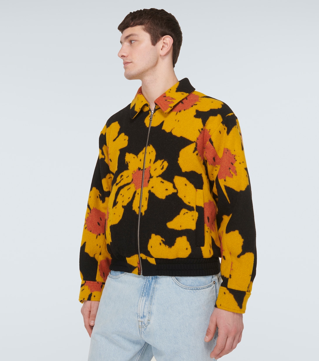 Senna wool and cashmere bomber jacket | The Elder Statesman