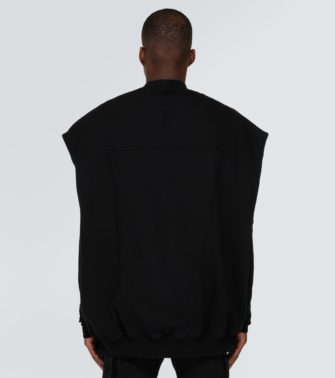 Oversize-Weste aus Baumwoll-Jersey | Rick Owens