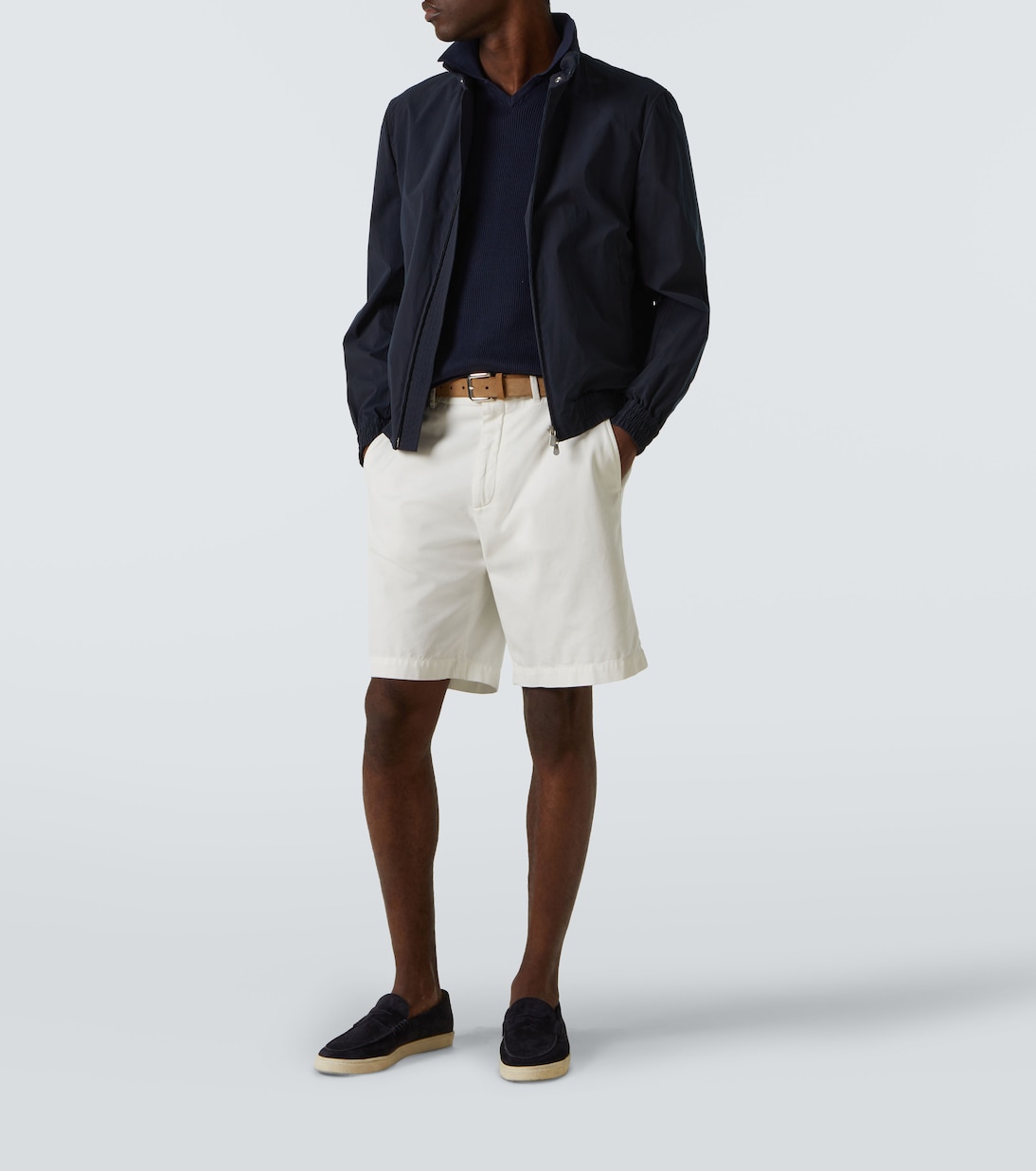 Polo acanalado de algodón | Brunello Cucinelli