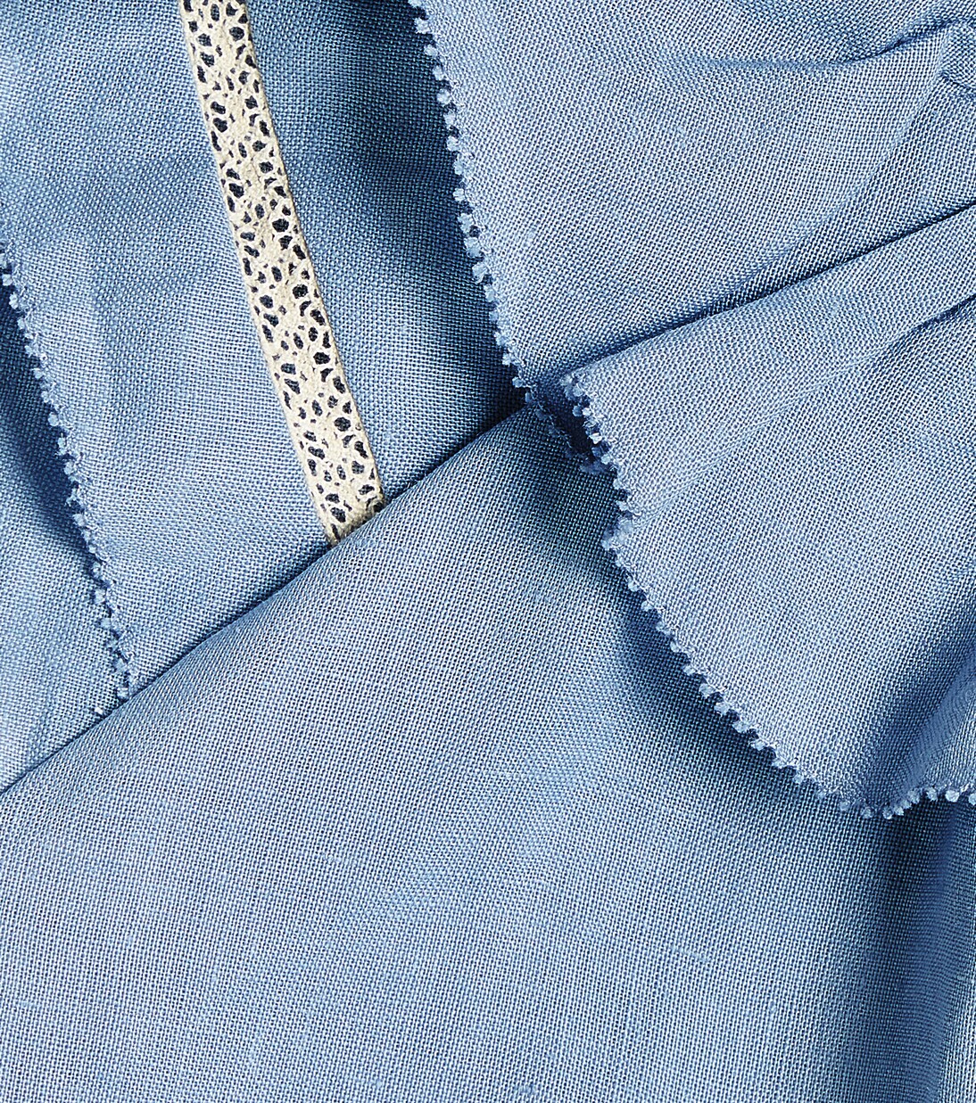 Carlotta ruffled ramie top | C'era Una Volta