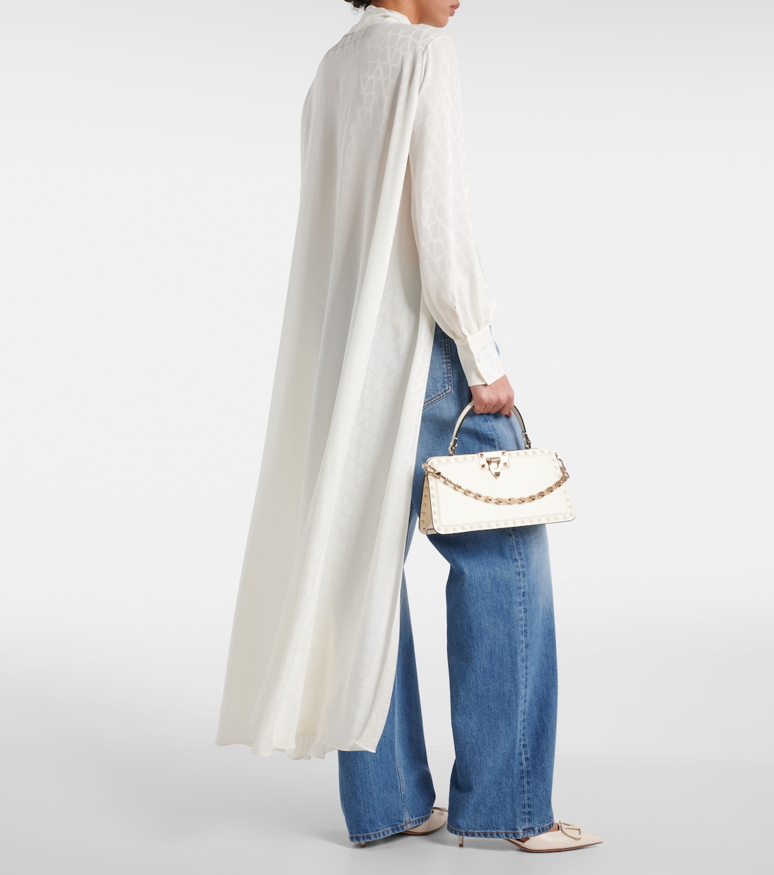 Bluse Toile Iconographe aus Seide | Valentino