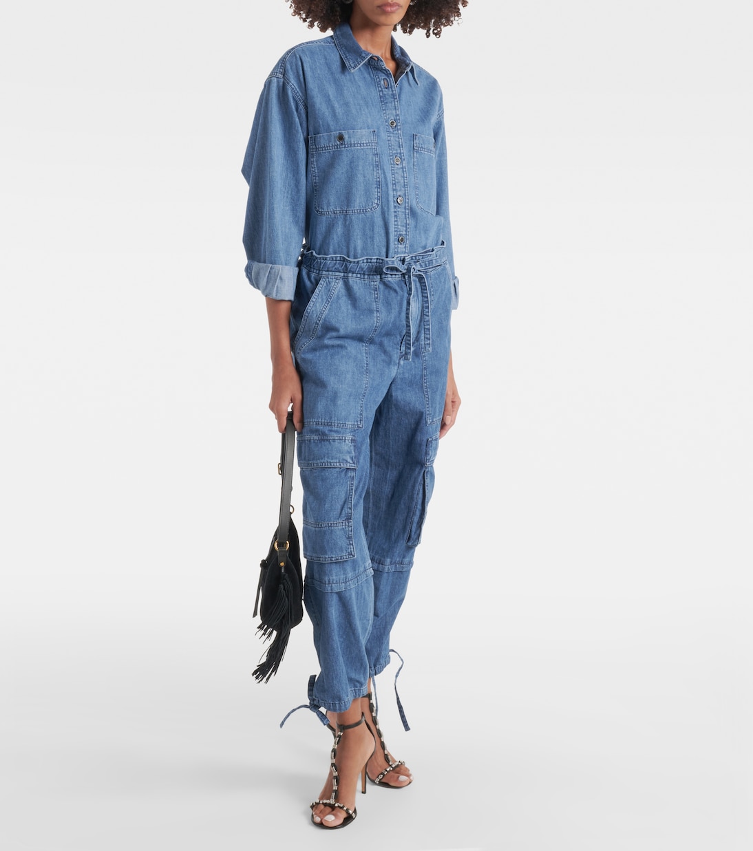 Mid-Rise-Cargohose Ivy aus Denim | Marant Etoile