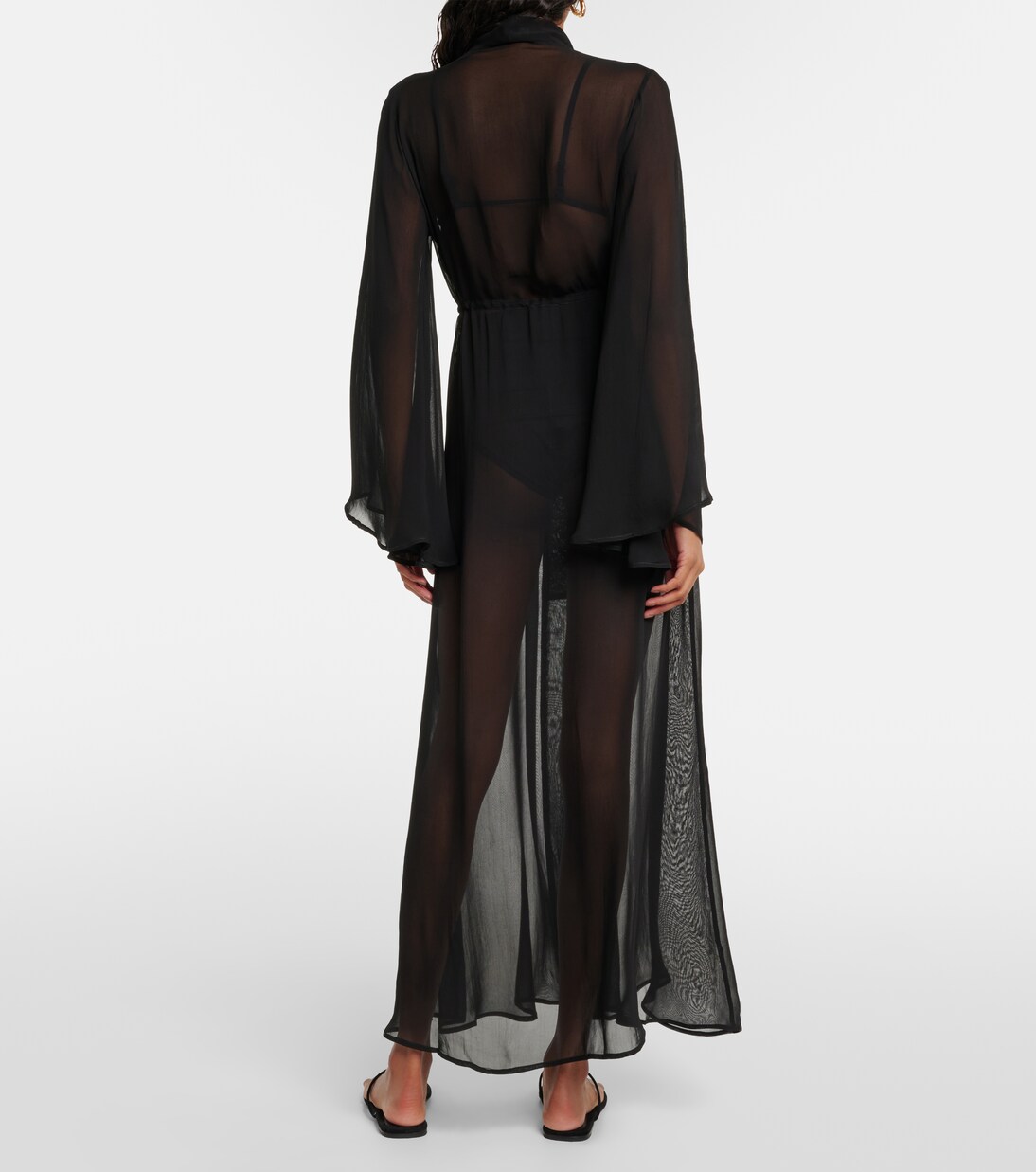 Abito lungo Betty con scollo a V | Alexandra Miro