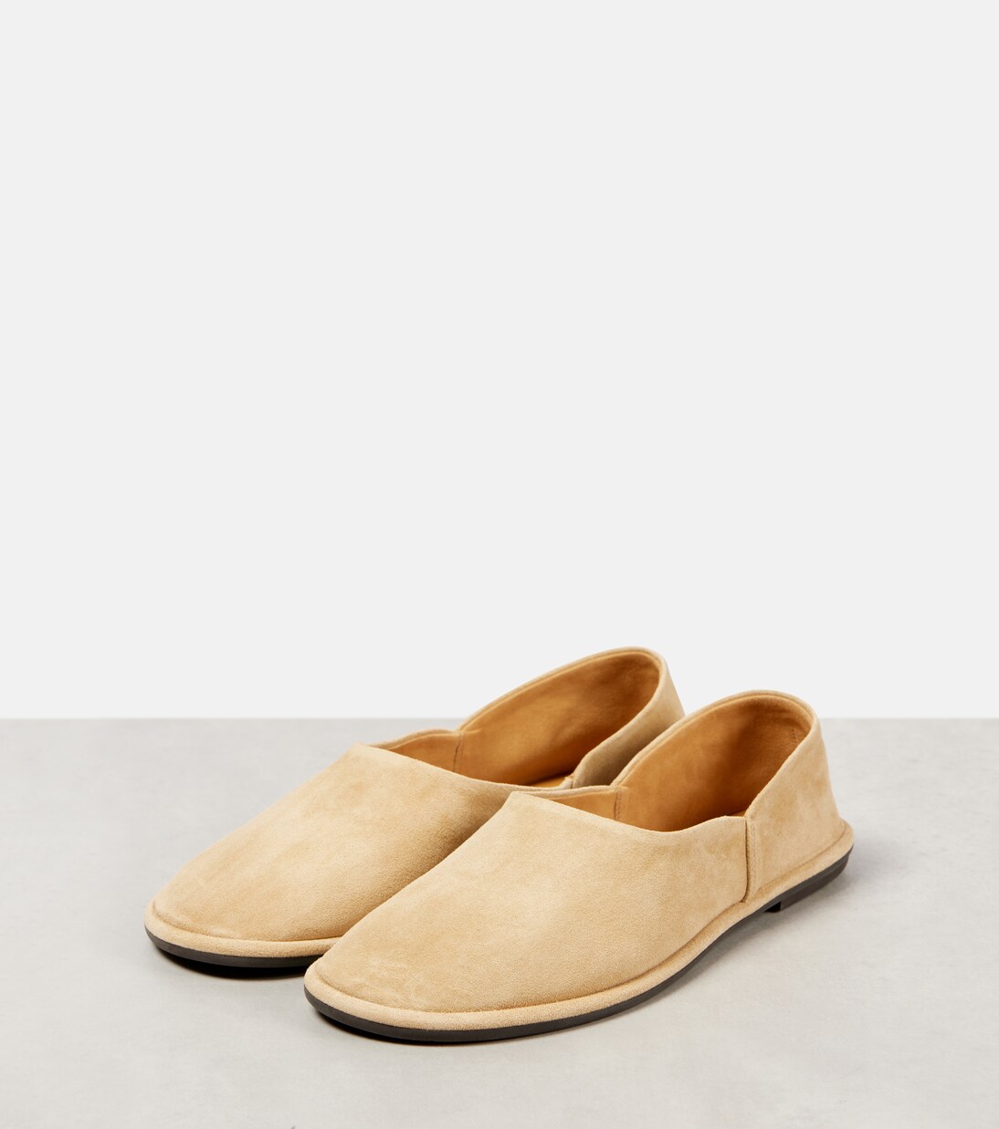 Canal suede slip-on shoes | The Row