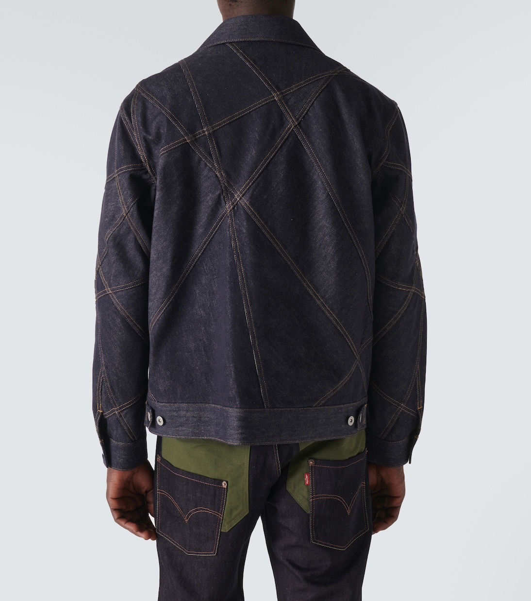 Bestickte Jeansjacke | Junya Watanabe