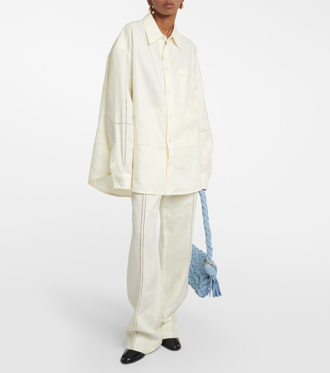 Oversized linen shirt | Bottega Veneta