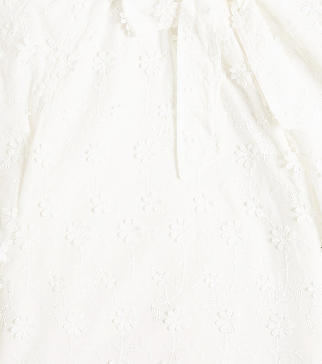 Tie-neck cotton dress | Petite Amalie  