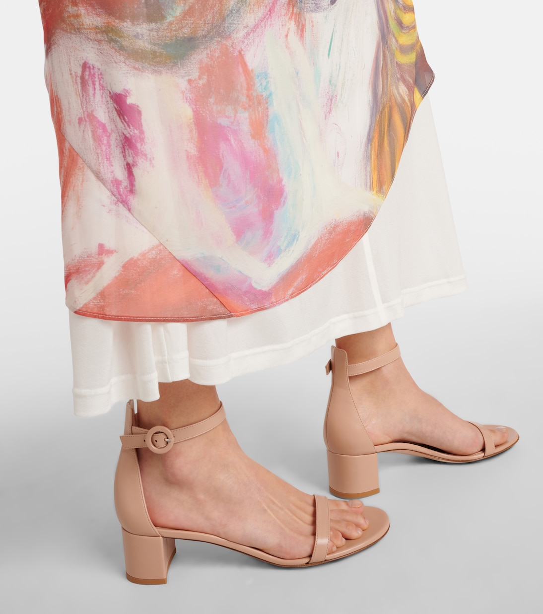 Sandalen Gaeta 45 aus Leder | Gianvito Rossi