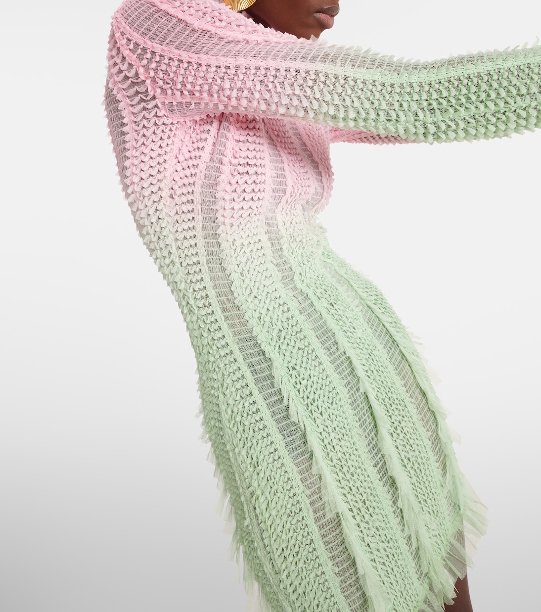 Bedrucktes Minikleid Angel mit Tüll | Roberta Einer