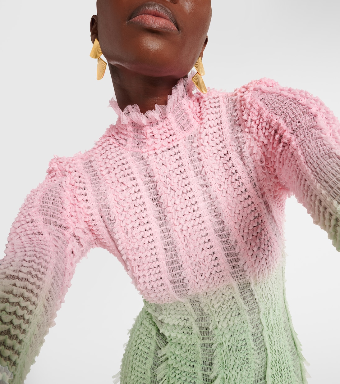 Bedrucktes Minikleid Angel mit Tüll | Roberta Einer