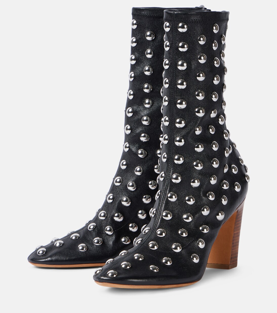 Botines Apollo 85 de piel con tachuelas | Khaite