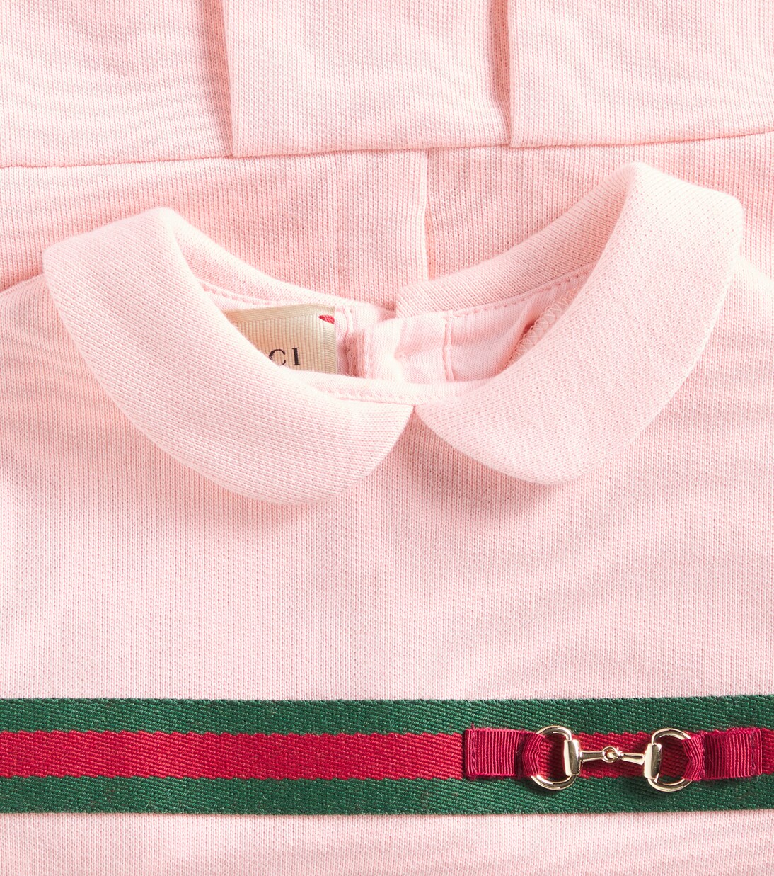 Baby Horsebit cotton dress | Gucci Kids