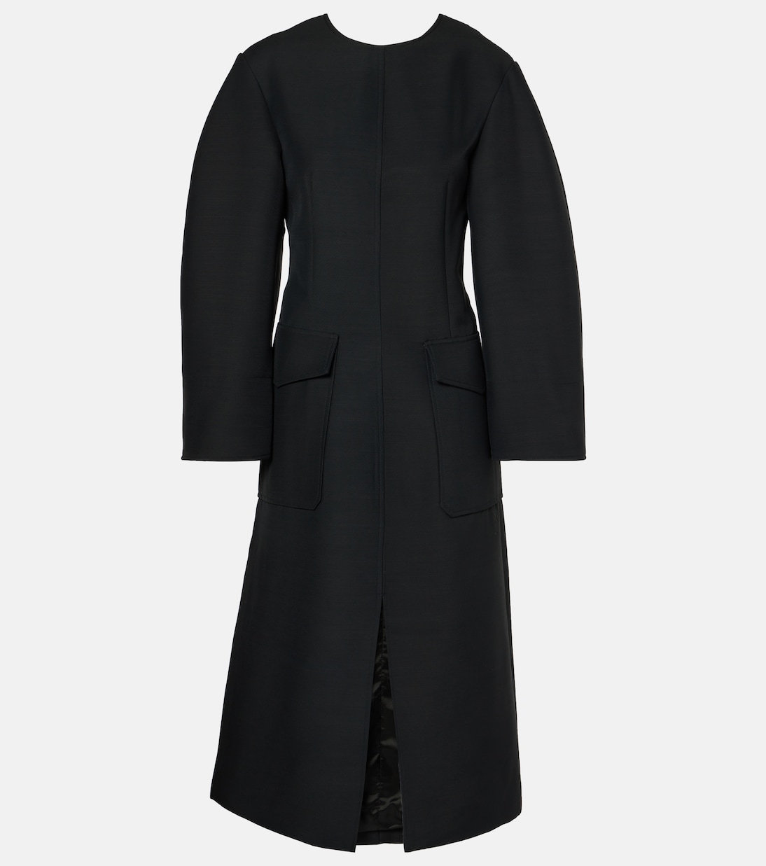 罗缎中长连衣裙 | CO