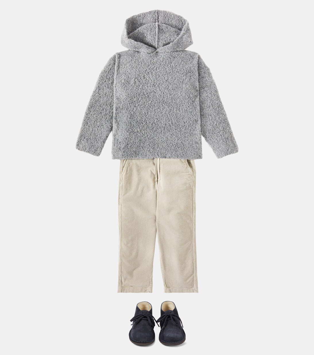 Alpaca wool-blend hoodie | Il Gufo