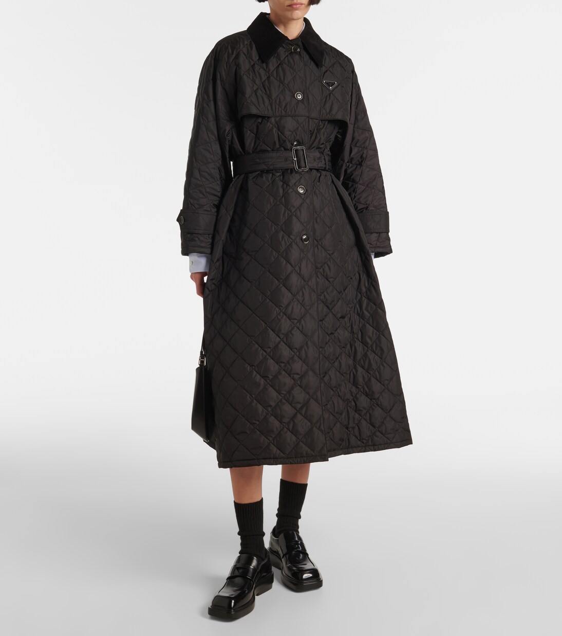 Quilted coat | Prada