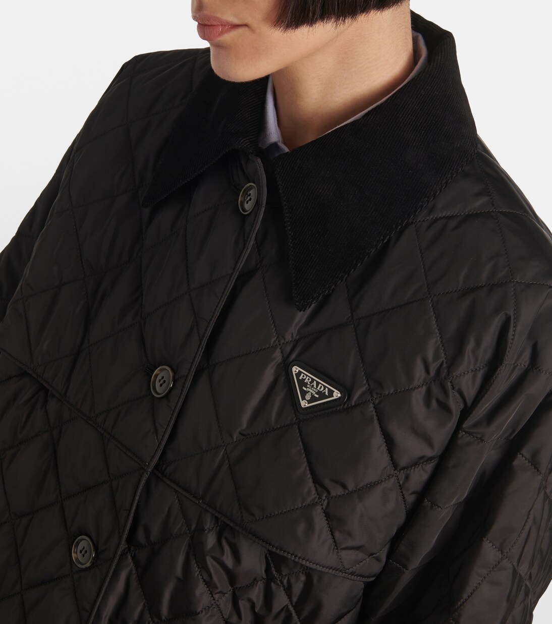 Quilted coat | Prada