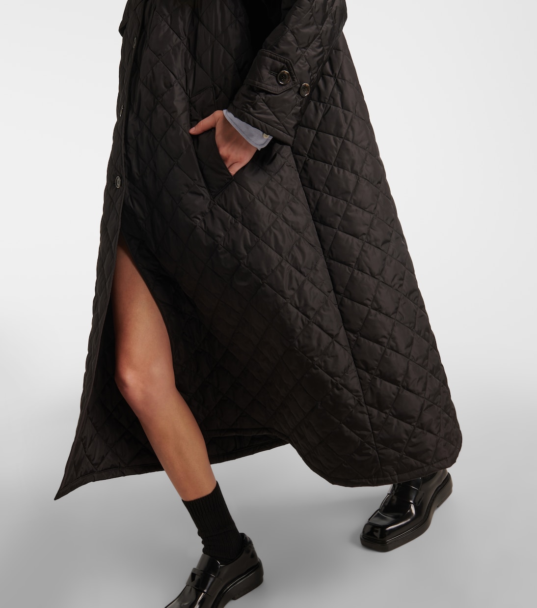Quilted coat | Prada