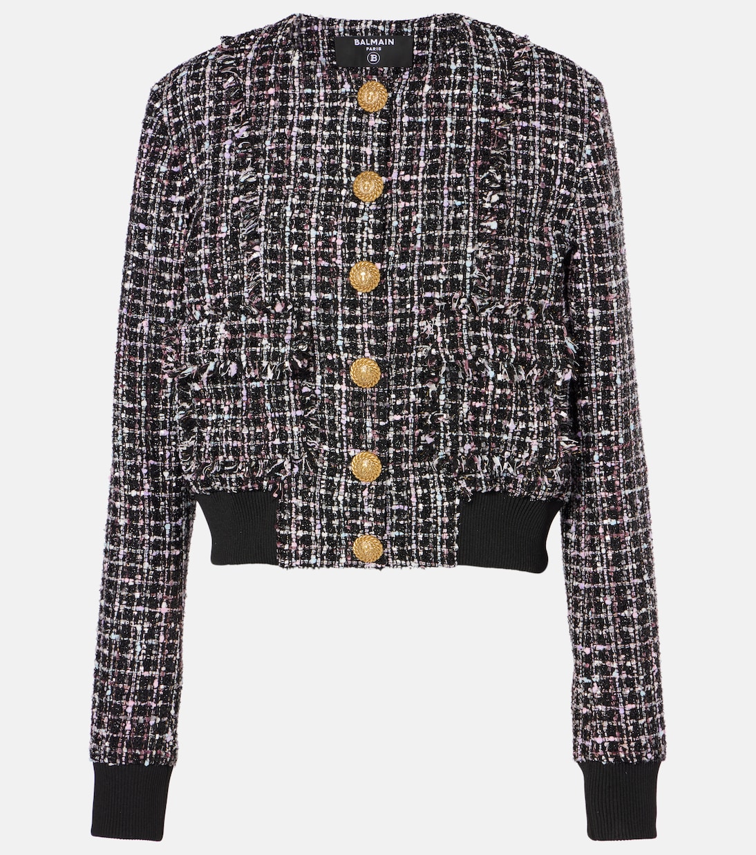 Tweed bomber jacket | Balmain