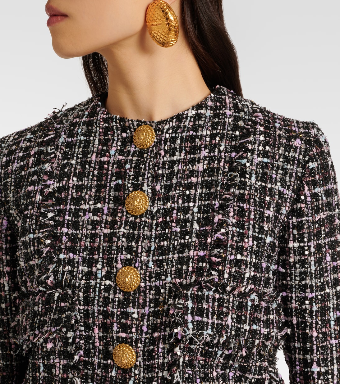 Tweed bomber jacket | Balmain