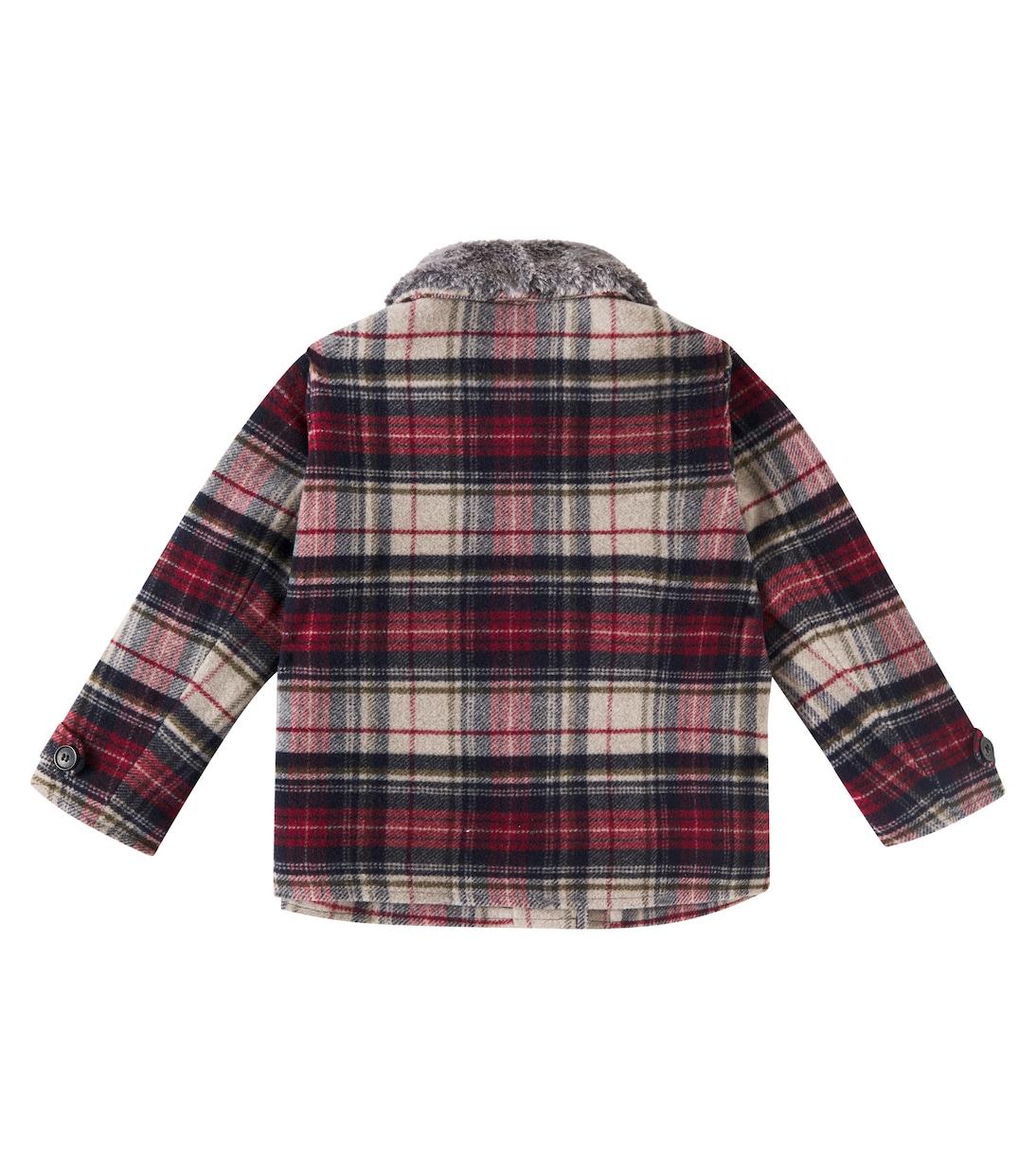 Gigliola checked wool-blend tweed coat | Bonpoint