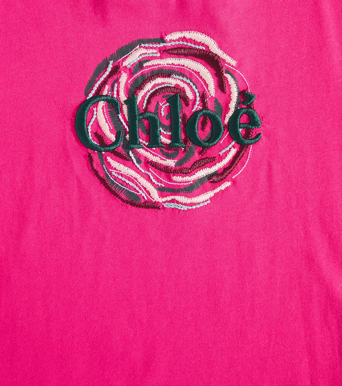 Logo cotton top | Chloé Kids