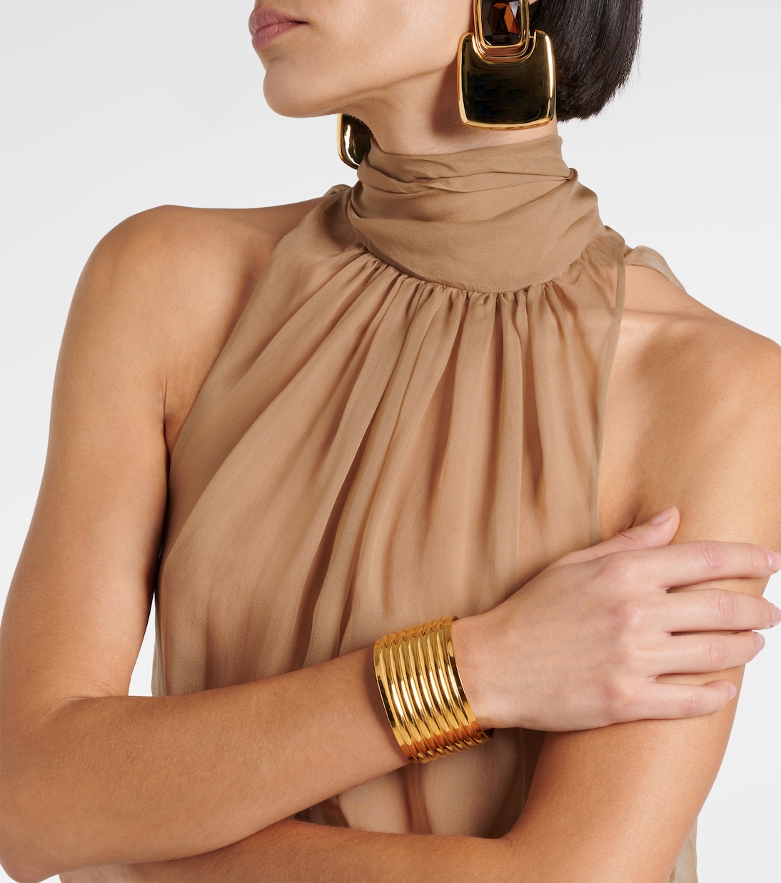 Blusa in mussola di seta  | Saint Laurent